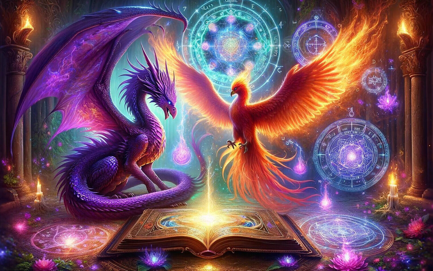 Bienvenue dans l'univers magique et alchimique du Grimoire du Phoenix