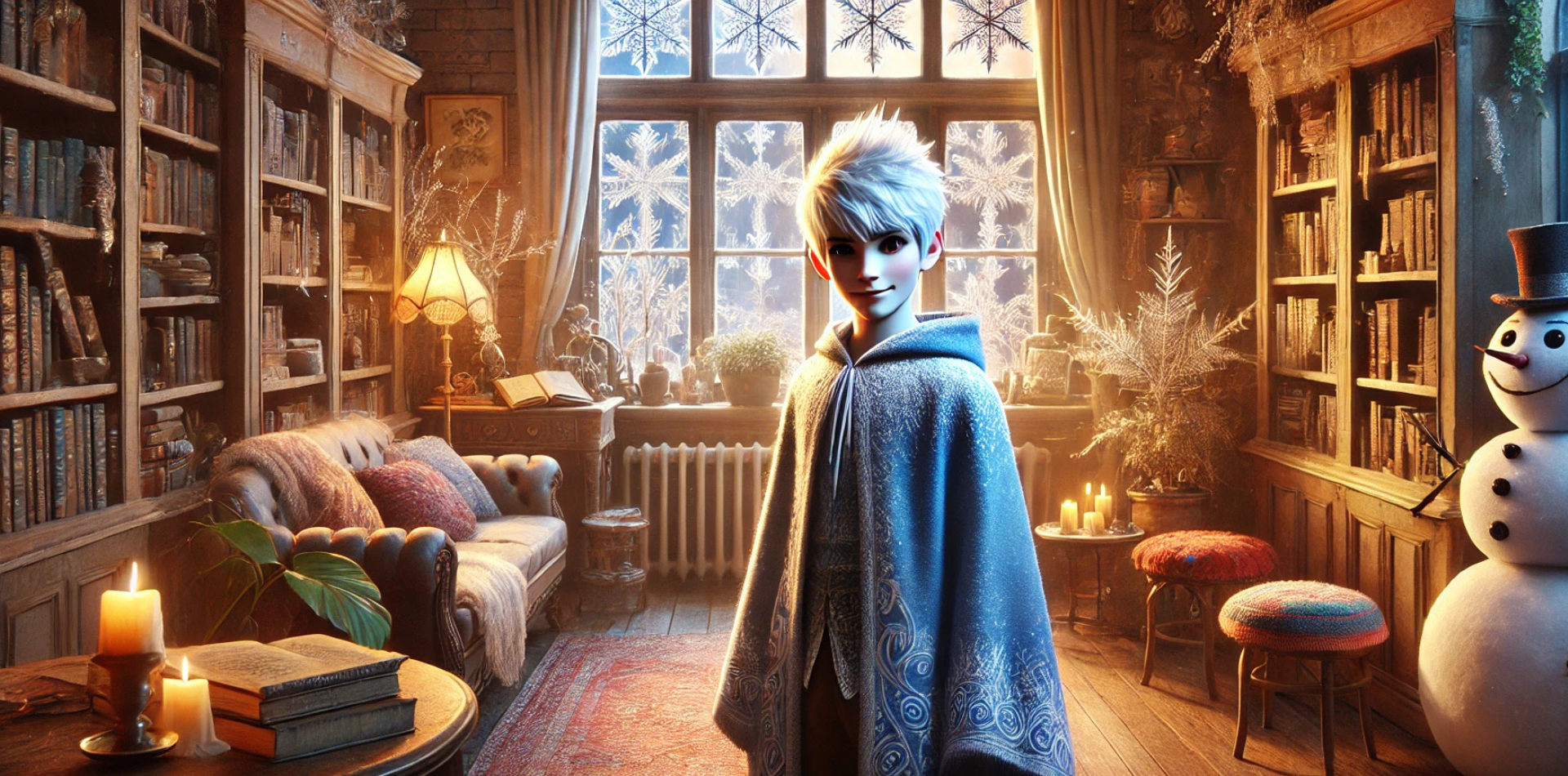 Jack Frost, le lutin de l'hiver qui révèle la magie cachée en soi, présenté par Le Grimoire du Phoenix