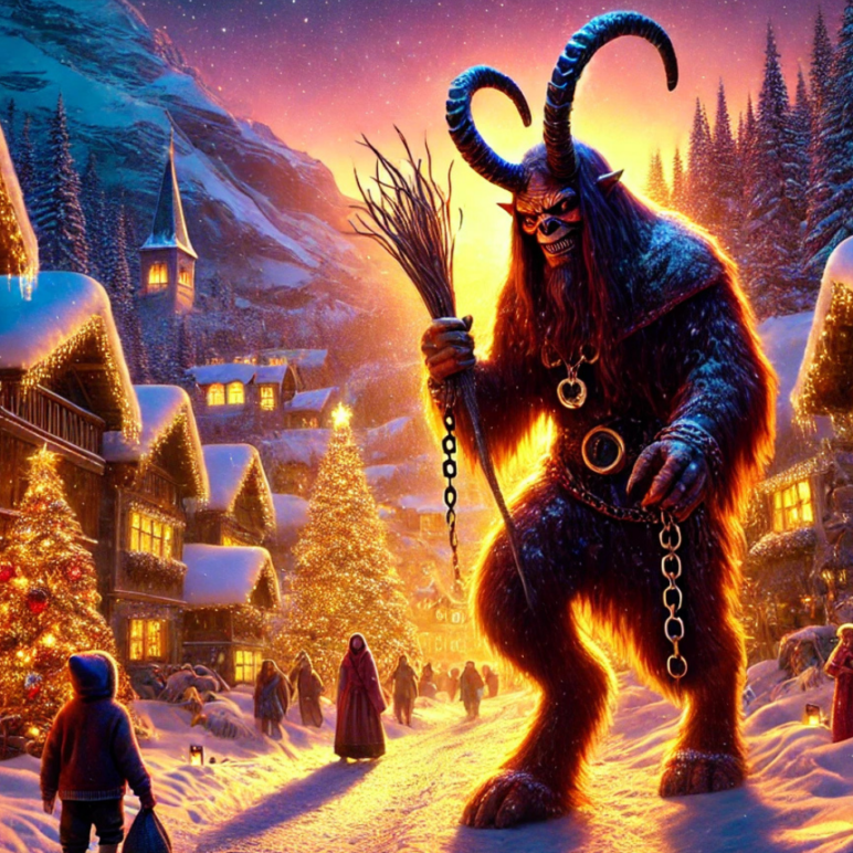 Le Grimoire du Phoenix te partage la légende de Noël du Krampus, la figure hivernale qui rapelle l'importance de l'équilibre entre l'ombre et la lumière