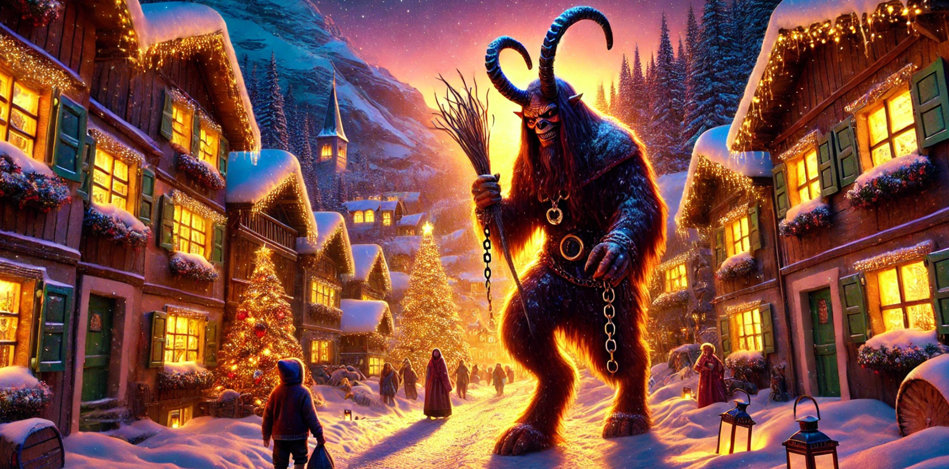 Le Grimoire du Phoenix te partage la légende de Noël du Krampus, la figure hivernale qui rapelle l'importance de l'équilibre entre l'ombre et la lumière