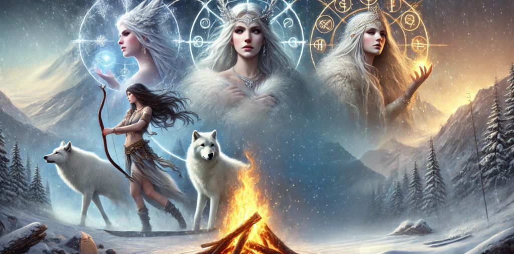 Le Grimoire du Phoenix explore la puissance brute et la sagesse intemporelle des déesses de l'hiver