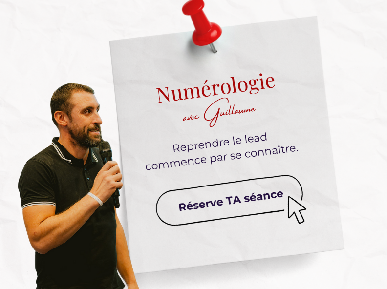 Séance numérologie avec Guillaume, car reprendre le lead commence par se connaître.